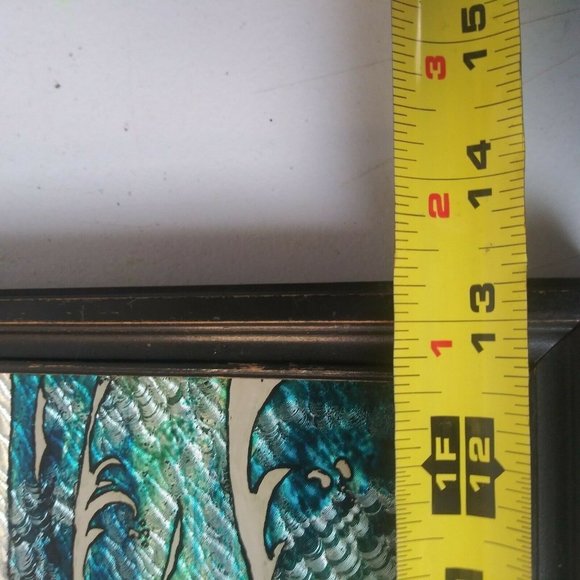 Vintage Painting Etching Ship Paul Baughman Reflective Medieval Wall Art‎ - Picture 8 of 8